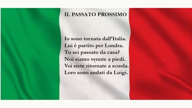 Итальянский с нуля одиннадцатый урок (Il passato prossimo, la seconda lezione)