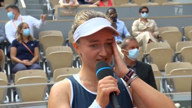 Barbora Krejcikova: 2021 Roland Garros Final Win Interview смотреть онлайн