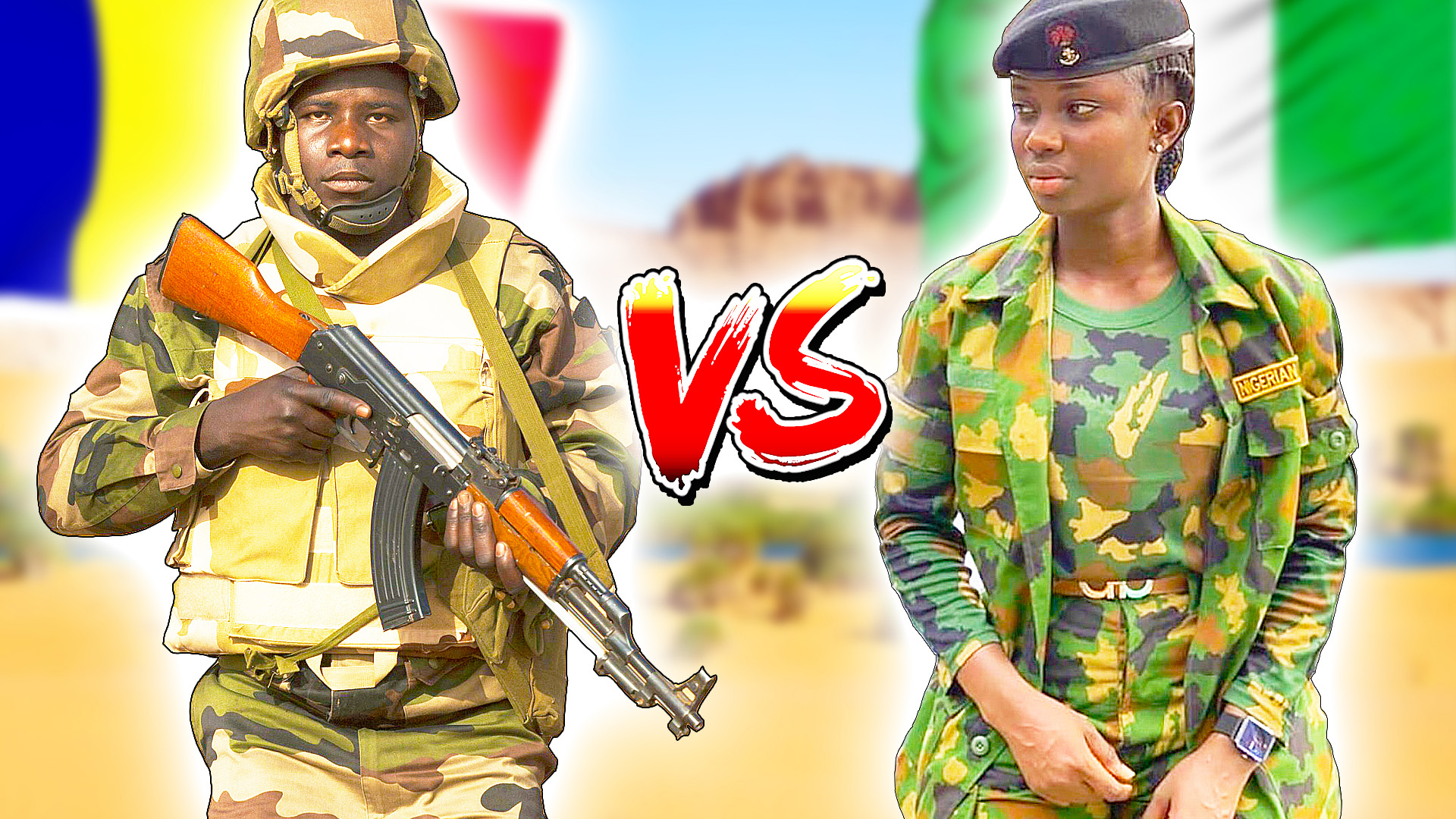 НИГЕРИЯ vs ЧАД ⭐ Кто сильнее? Сравнение армий