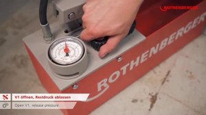 Опрессовочный насос ROTHENBERGER RP 50/ RP 50 INOX