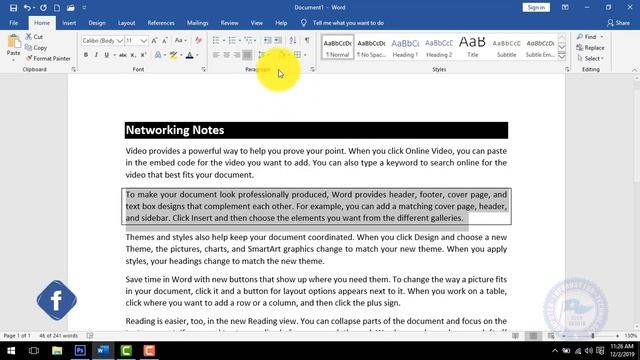 Microsoft Office 2019 MS Word Lesson 3 By Sifatullah Hashir смотреть онлайн