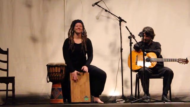 Larissa Baq - solo cajón flamenco смотреть онлайн