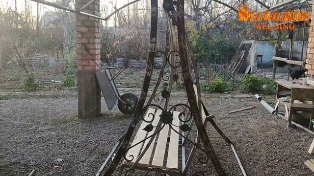 Cадовые качели своими руками. смотреть онлайн