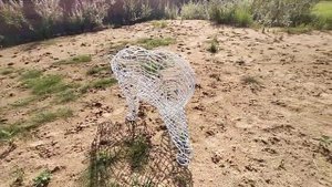 Медведь из проволоки габион топиар каркас животного медведь