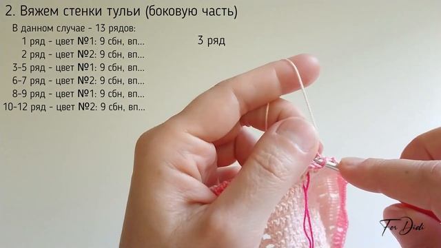 Летняя шапочка - панамка крючком. Расчет на любой размер. Подробный мастер класс.