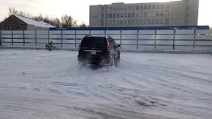 Первый снег! Дрифт на прадо 120 3.0 дизель!!!