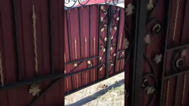 Ворота забор своими руками,холодная ковка смотреть онлайн