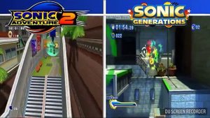 Sonic adventure 2 city Escape vs sonic generation's city Escape