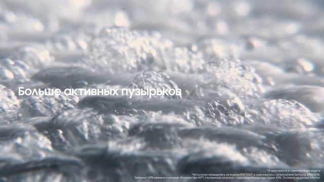 Умная стирка с Samsung AI EcoBubble™