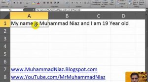 How to use Justify and Wrap Text Option in Microrosft Excel 2010 in URDU