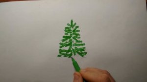 Рисуем Елку на Новый год