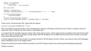 Wordpress: Soflyy WP All Import Custom File Download Issue