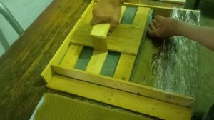 Вощина Своими Руками Силиконовой Матрицей Листопад