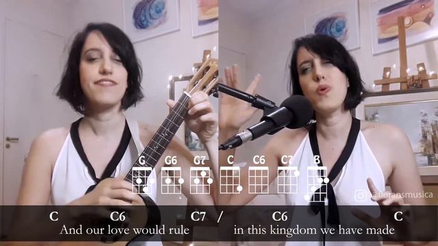CHANGE THE WORLD Eric Clapton - UKULELE PLAY ALONG Lyrics and Chords