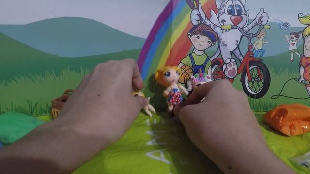 Игрушки из лёгкого пластилина DIY