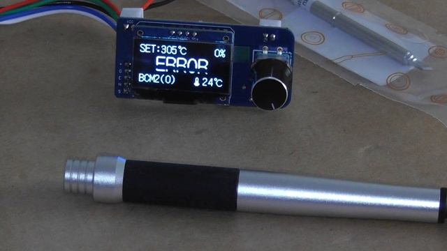 Обзор, подключение и тесты паяльника для паяльной станции STM32 смотреть онлайн