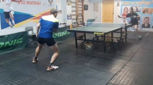 Настольный теннис. Разбор матча против защитника + тактика игры по шипам.
