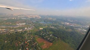 Взлёт Boeng 777 из Шереметьево.