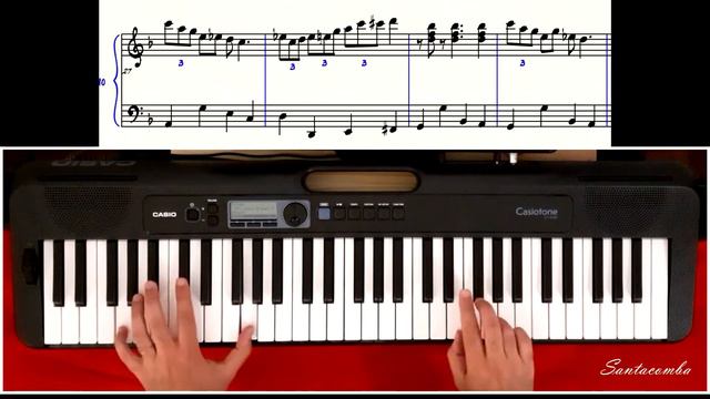 Casiotone ct-s300. (A night in Tunisia) - Prueba sonido jazz organ + Partitura смотреть онлайн
