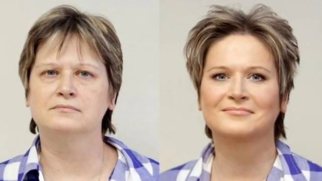 Посмотрите, как красивый макияж может изменить внешность. Девушки до и после смотреть онлайн