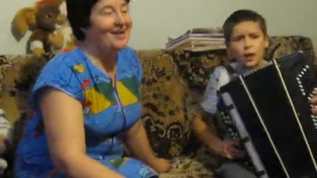Подарок от внука для бабушки.