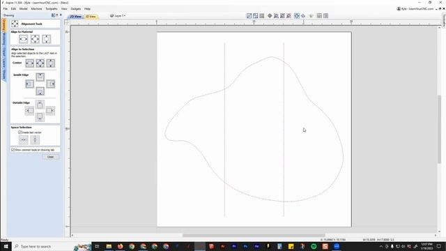 How to evenly split objects in Vectric (even 3D) смотреть онлайн