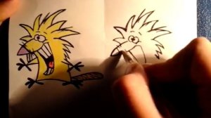 Как нарисовать Норберта (Крутые бобры)?)))