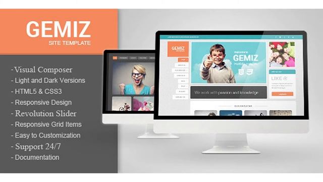 Gemiz - Portfolio WordPress Theme | Themeforest Website Templates and Themes смотреть онлайн