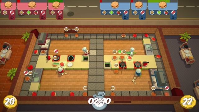 Во что поиграть вдвоем? Overcooked - Учимся варить БОРЩ ! смотреть онлайн