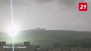 Удар в ЛЭП в Мурманске⚡️?