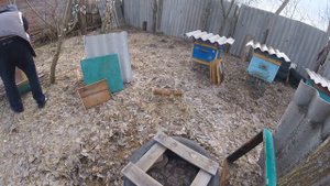 Чистка и обжиг ульев. Весна на пасеке. Beekeeping for beginners