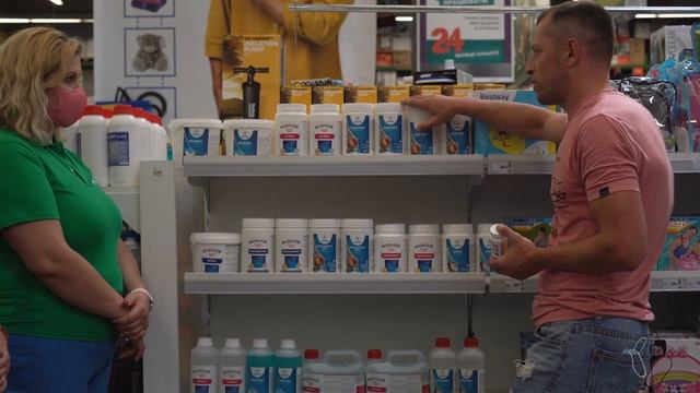 Запуска бассейна с химией Vodnar(Водолей) пошагово. смотреть онлайн