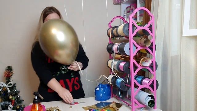 КАК СДЕЛАТЬ ШАР С КОНФЕТТИ. СОБИРАЕМ ФОНТАН ИЗ ШАРОВ