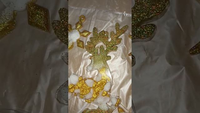 Новогодние украшения из эпоксидной смолы смотреть онлайн