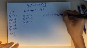 Урок №1 "Логарифмы"