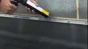 монтаж прижимной рейки 3