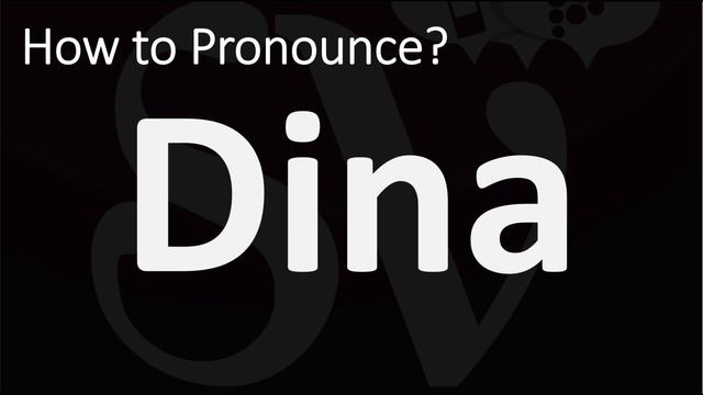 How to Pronounce Dina? (CORRECTLY) смотреть онлайн
