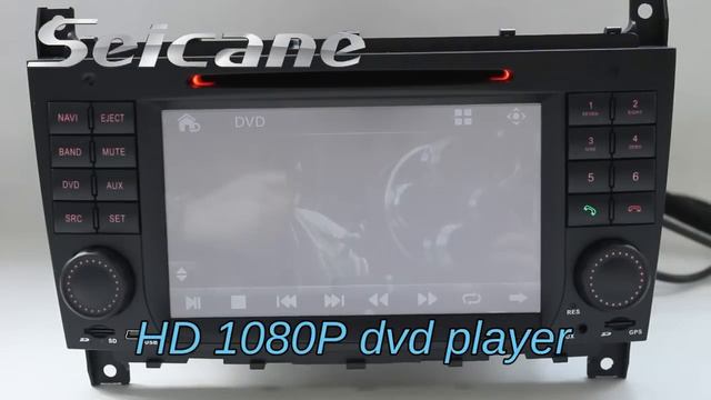 2004-2007 Mercedes Benz C Class W203 C180 C200 C240 C320 C220 CDI Sat Navi DVD Player смотреть онлайн