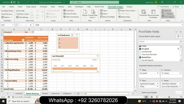 Exp19_Excel_Ch05_Cap_Apartments | Excel Chapter 5 Capstone - Appartments