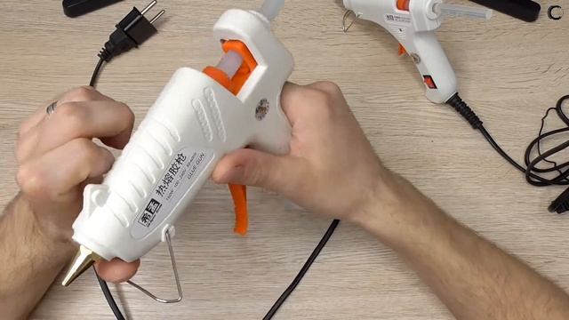 КЛЕЕВОЙ ПИСТОЛЕТ Hi-Spec 150W и 40W с aliexpress смотреть онлайн