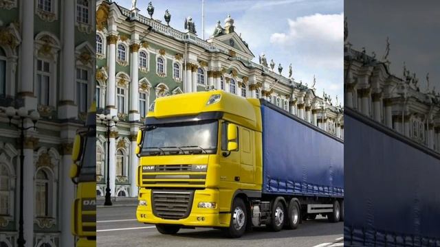 Песня про дальнобойщиков с участием машин DAF смотреть онлайн