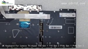 For Lenovo Thinkpad T14 P14 Notebook Keyboard Installation and Replacement