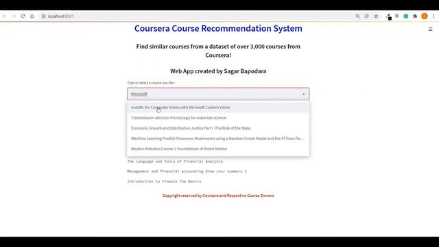 Coursera Course Recommendation System | ML Project