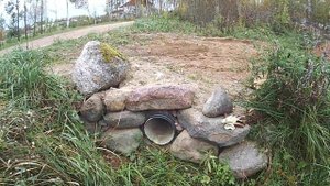 Труба на въезд к участку