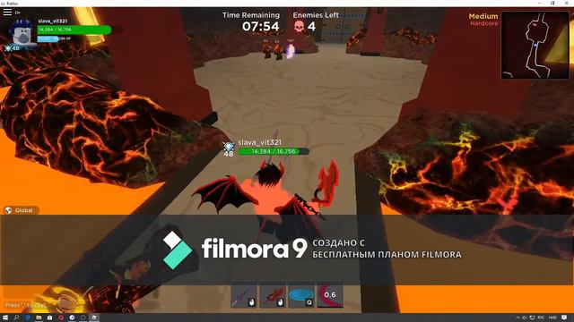 Мое первое видео по роблоксу Rumble Quest