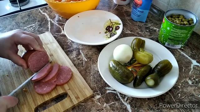 Салат"Зимний"(Вкусный домашний рецепт).