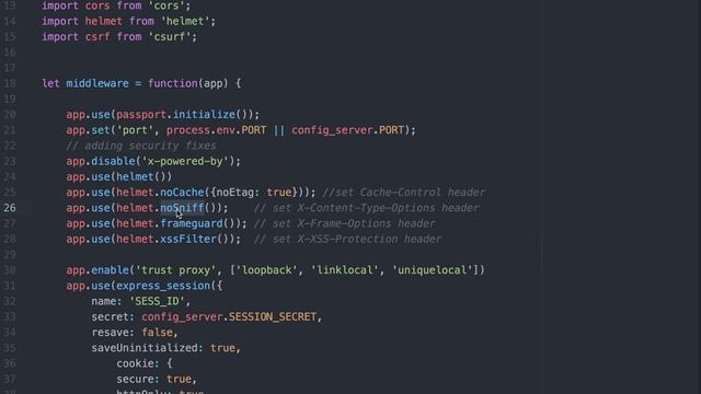 Node JS adding Security to APIs  #08