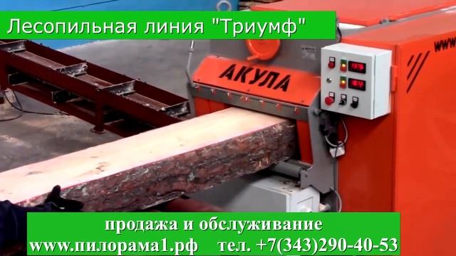 Лесопильная линия Триумф. www.пилорама1.рф (1).mp4 смотреть онлайн