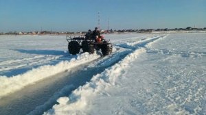 Первые метры пути вездехода переломки  Ходовые испытания