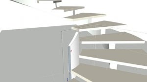 Создание перил для винтовой лестницы в программе SketchUp